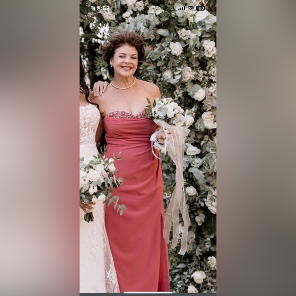 THEIA’s Anastasia Embellished Strapless Gown, 8 once worn for my son’s wedding. - Picture 14 of 14